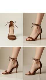 Crisscross Mule In Blush Suede