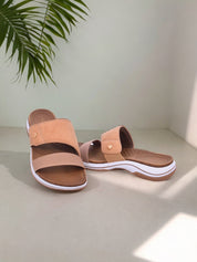 Mynaal Women's flat sandal-23ABT172-Beige