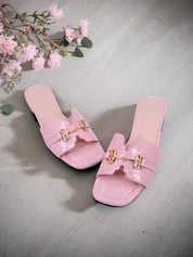 Mynaal Women's flat sandal-2G436-1-Pink