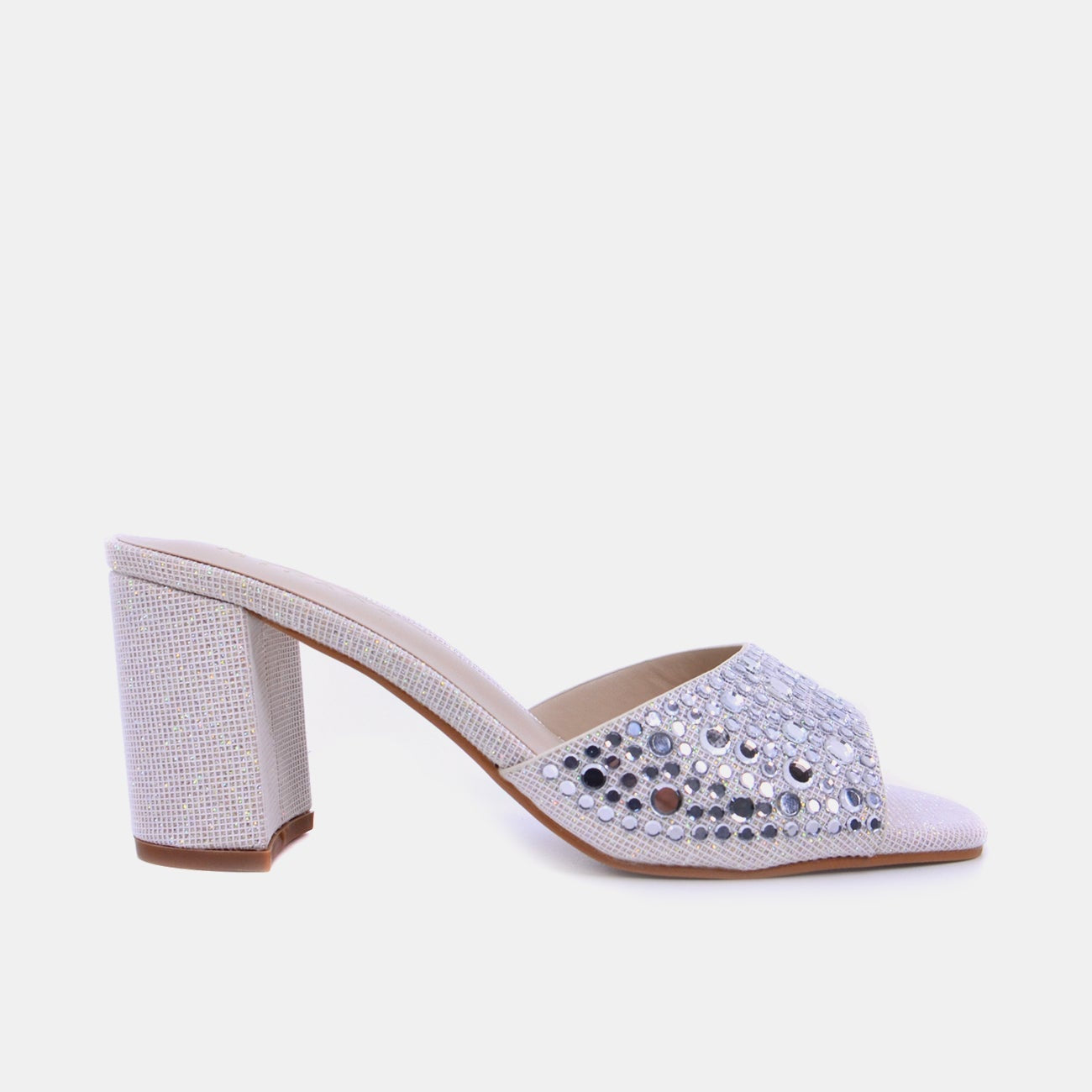 Mynaal Women's block heel sandal-18F8845-10-Beige