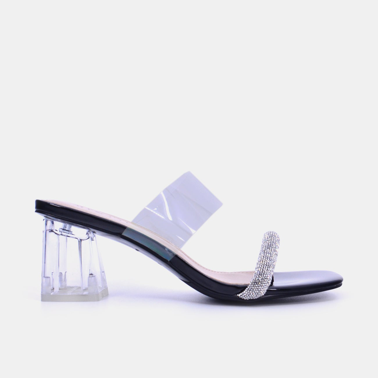 Mynaal Women's block heel sandal-6255-15-Black