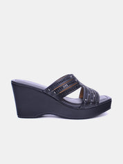 Mynaal Women's wedge heel sandal-2B2531-125-Black