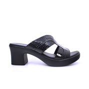 Mynaal Women's block heel sandal-414RJ69H-Black