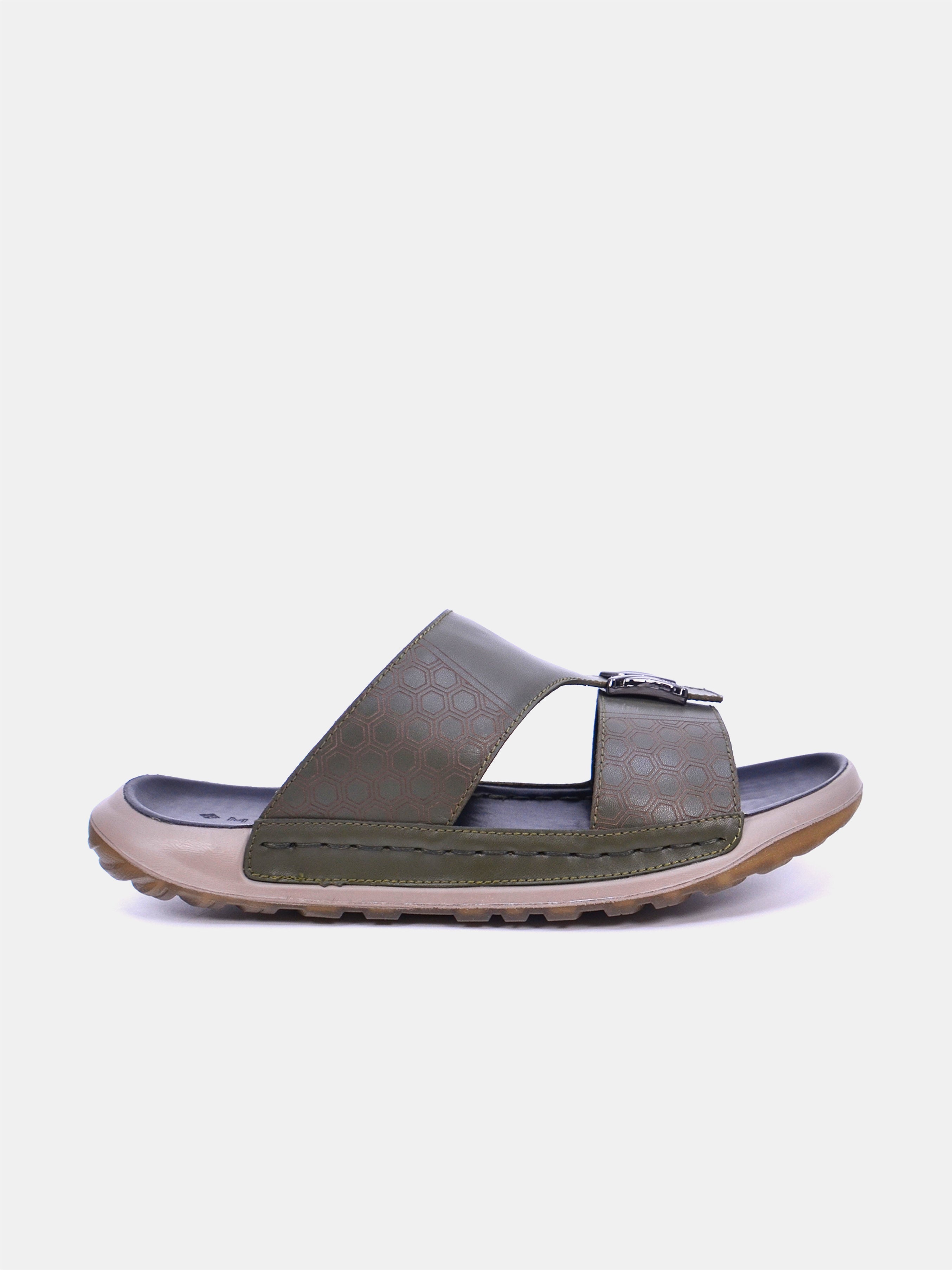 Mynaal Men's flat sandal -  30059-13  - Green