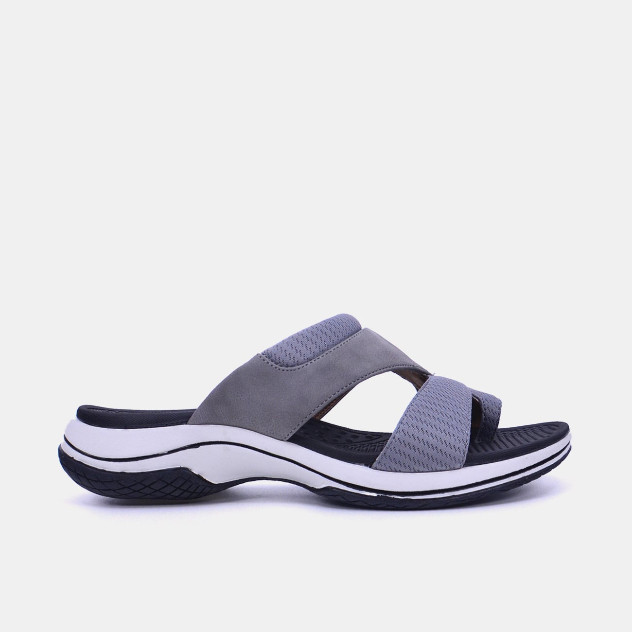 Mynaal Women's flat sandal-23ABT173-Gray