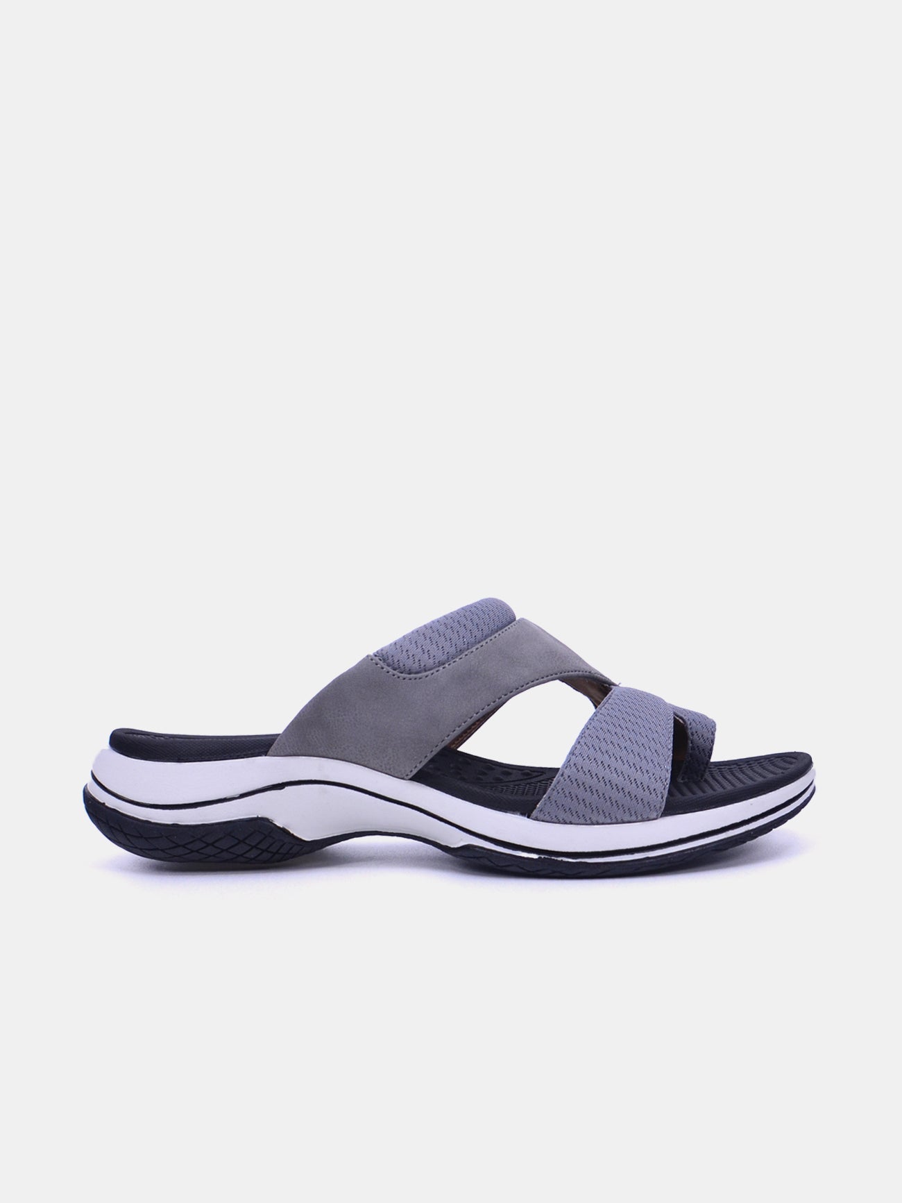 Mynaal Women's flat sandal-23ABT173-Gray