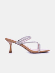 Mynaal Women's pencil heel sandal-18F8845-10-Beige