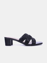 Women's mid-heel sandal with embellishment - 18F8827-215