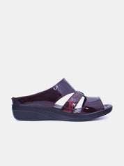 Mynaal Women's slip-on sandal- 2418-23 -Maroon