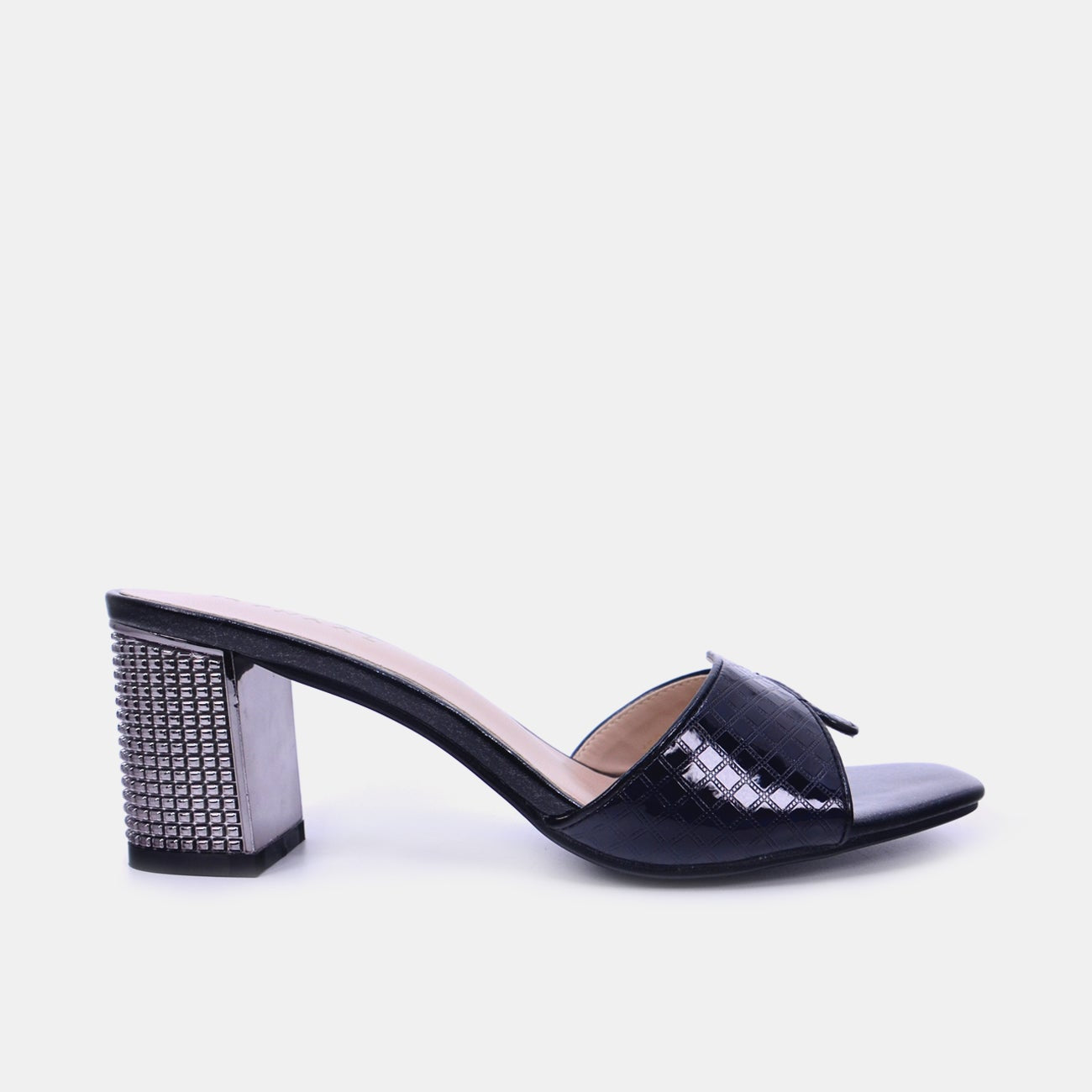 Mynaal Women's block heel sandal-2G9183-533-Black