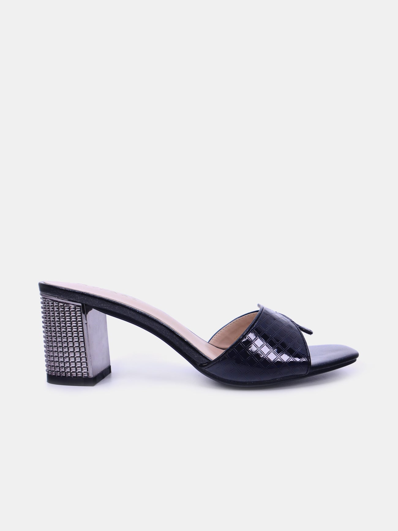 Mynaal Women's block heel sandal-2G9183-533-Black