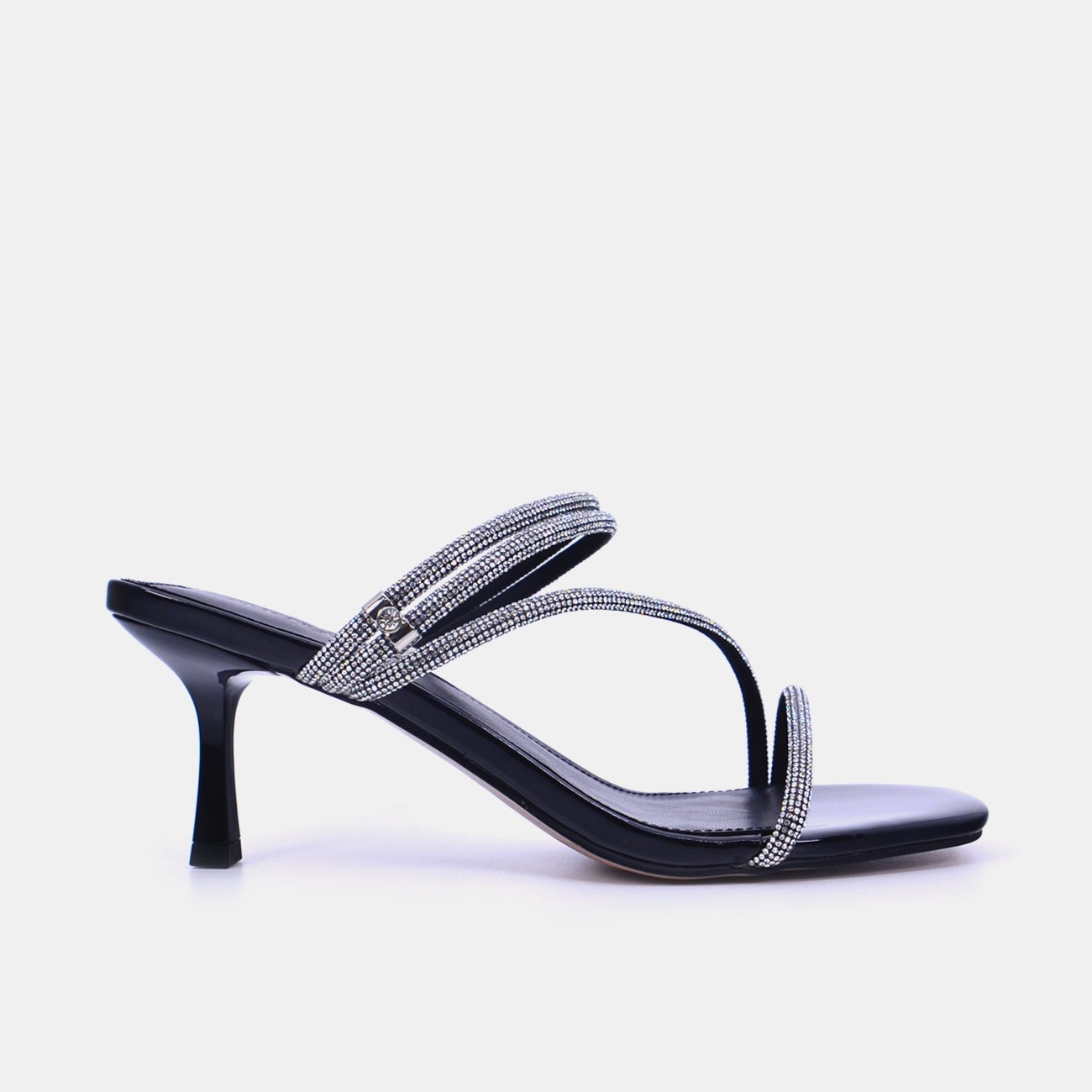 Mynaal Women's pencil heel sandal-18F8845-10-Black