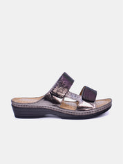 Mynaal Women's flat sandal- 30059-13 -Gray