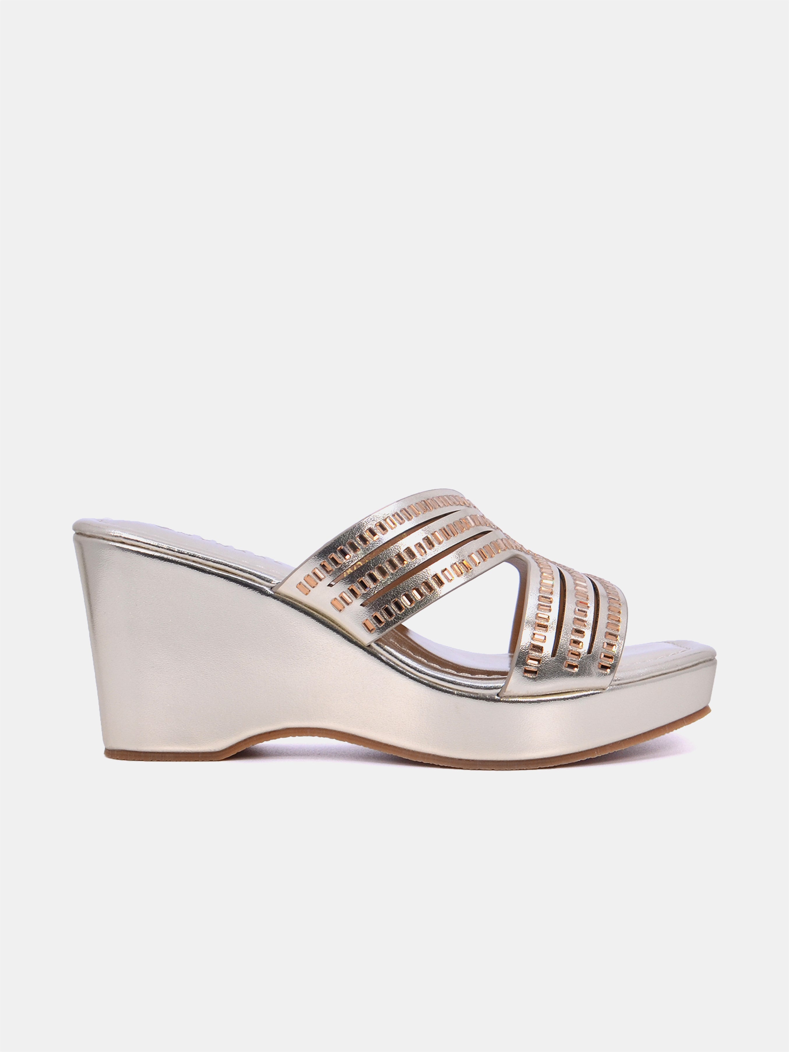 Mynaal Women's wedge heel sandal-2B2531-125-Gold