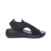 Mynaal Women's sporty slingback sandal-414RJ382-Black