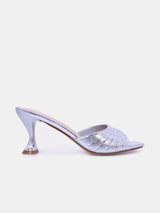 Women's spool heel sandal - 3U888-6