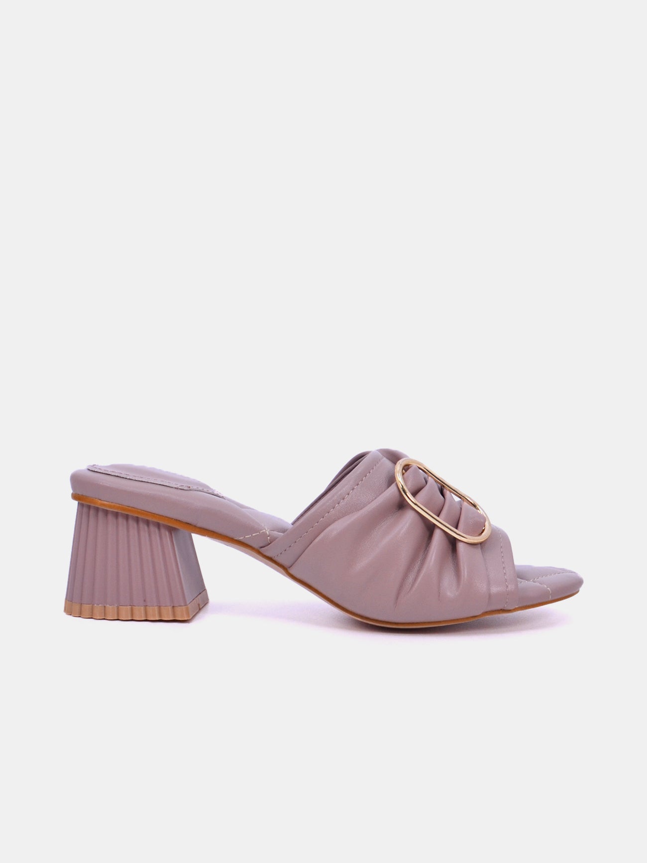 Mynaal Women's block heel sandal-23BJH185-Pink