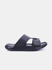 Mynaal Men's flat sandal -  30059-13  - Black