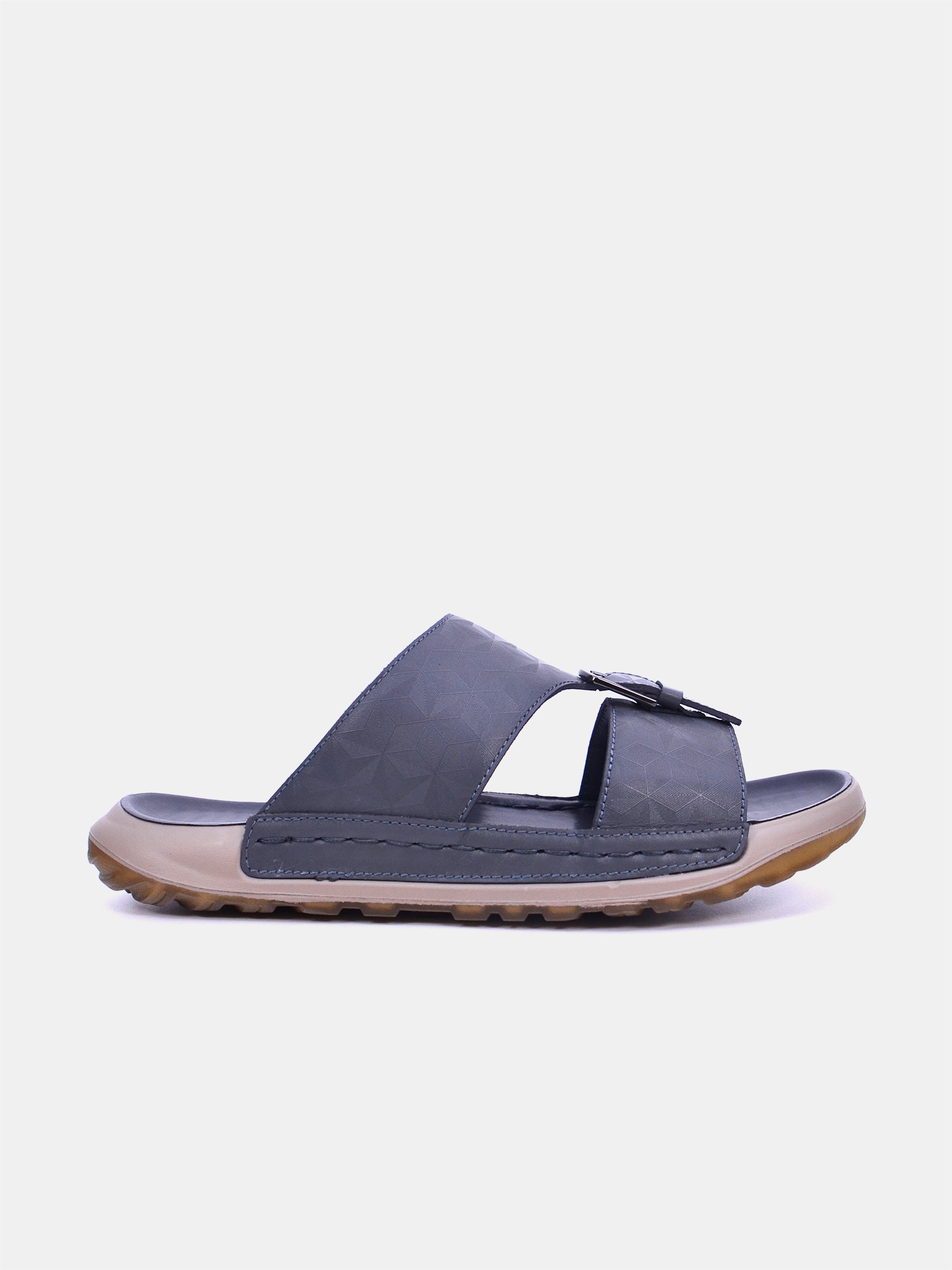 Mynaal Men's flat sandal -  23218-3  - Gray