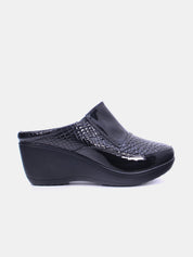 Mynaal Women's wedge heel sandal- 20926-11 -Black