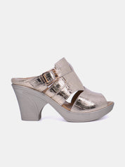 Mynaal Women's platform heel sandal- 19017-61 -Gold