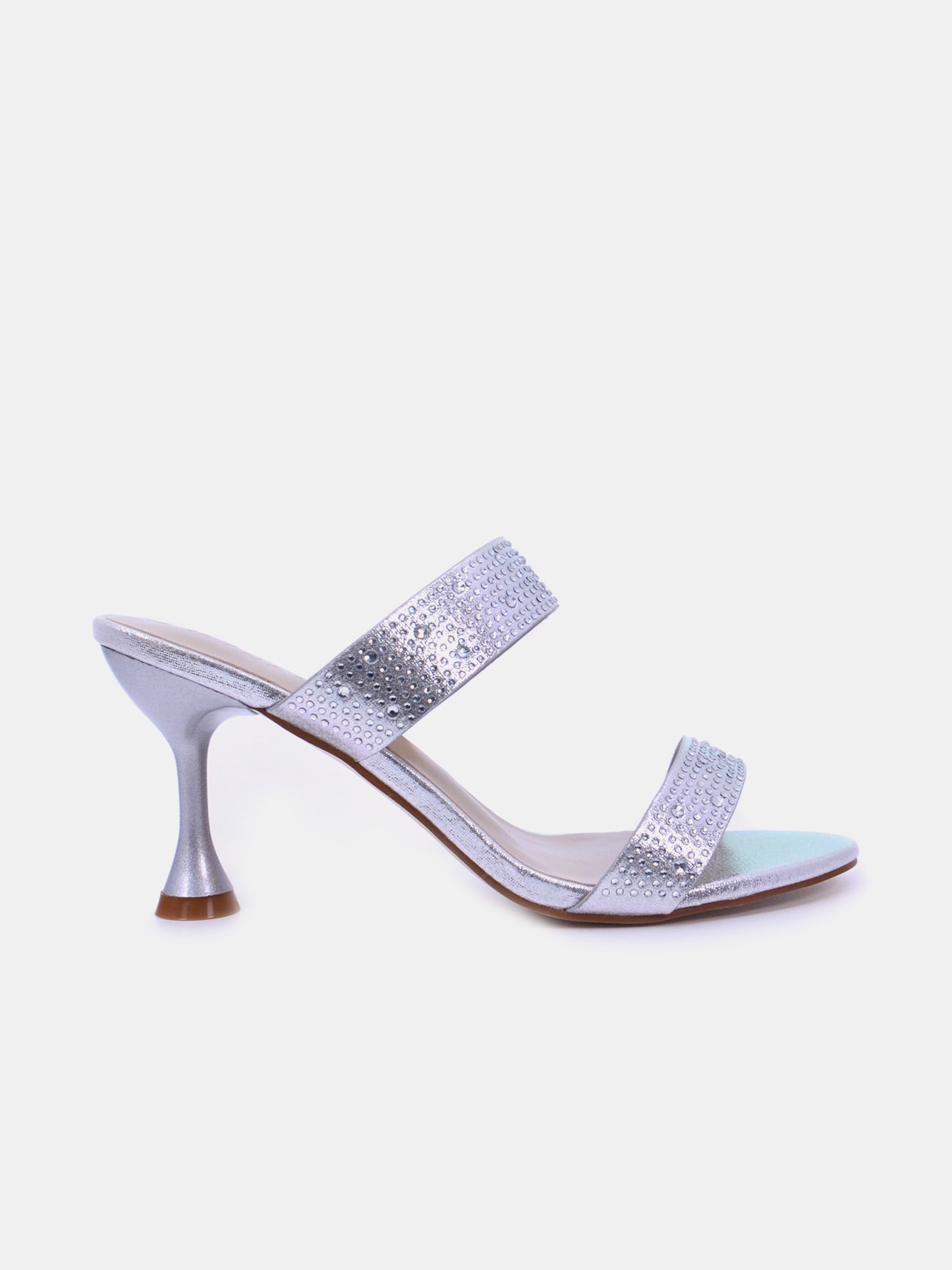 Mynaal Women's spool heel sandal-8TV95-8-Silver