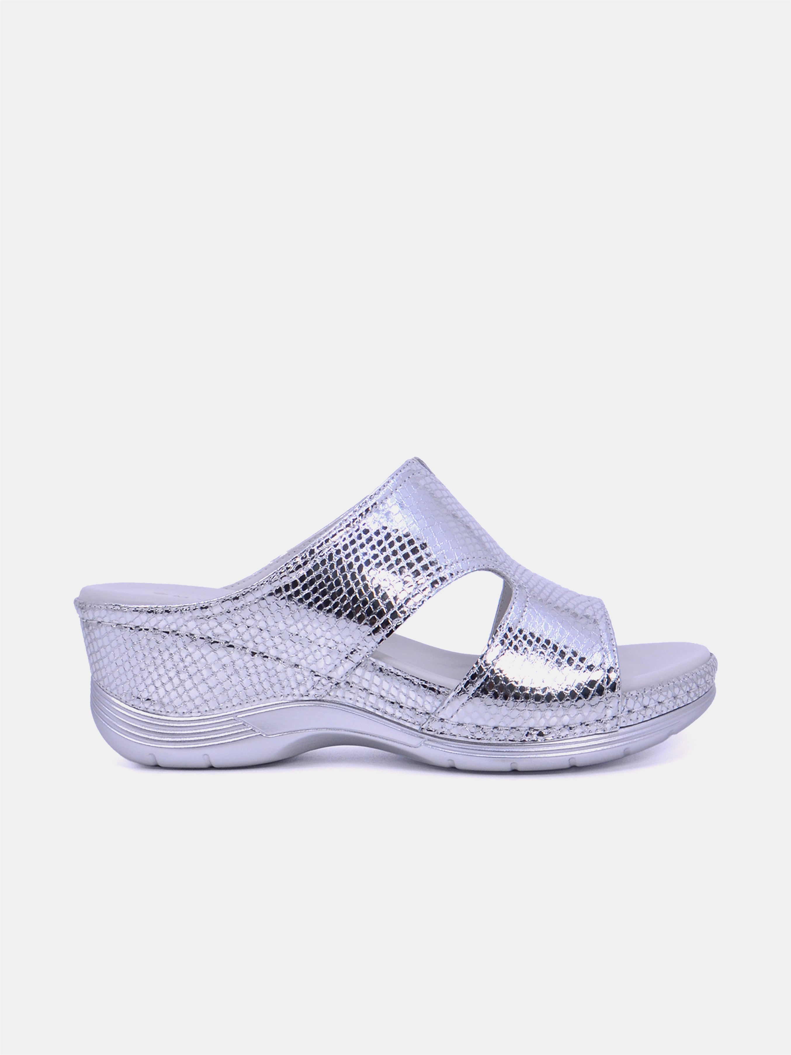 Mynaal Women's slip-on sandal- 2407-32 -Silver