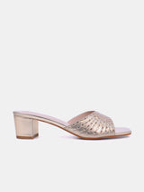 Women's mid-heel sandal with embellishment - 18F8827-37