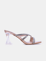 Women's spool heel sandal - 18F2233-19