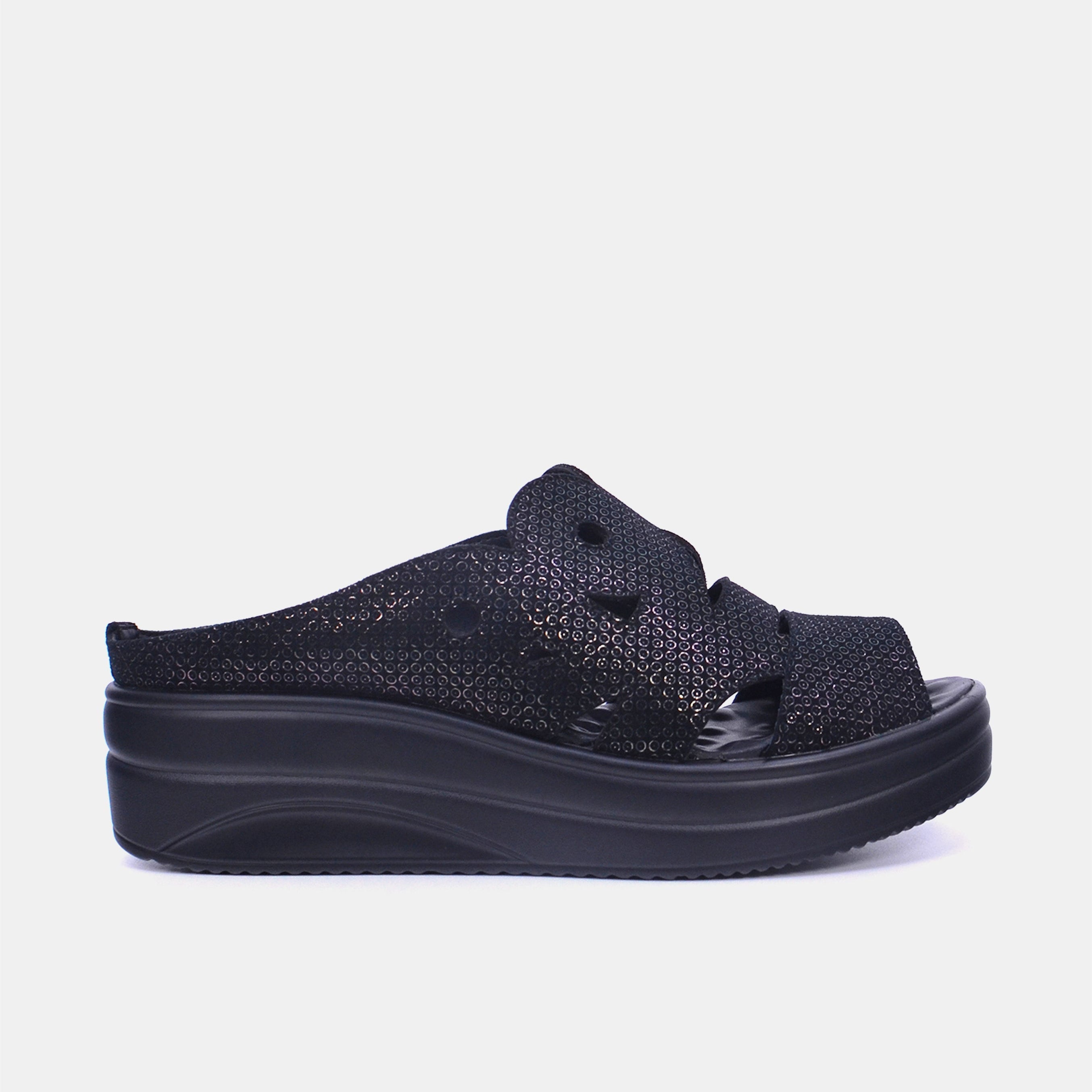 Mynaal Women's platform sandal- 2513-21 -Black