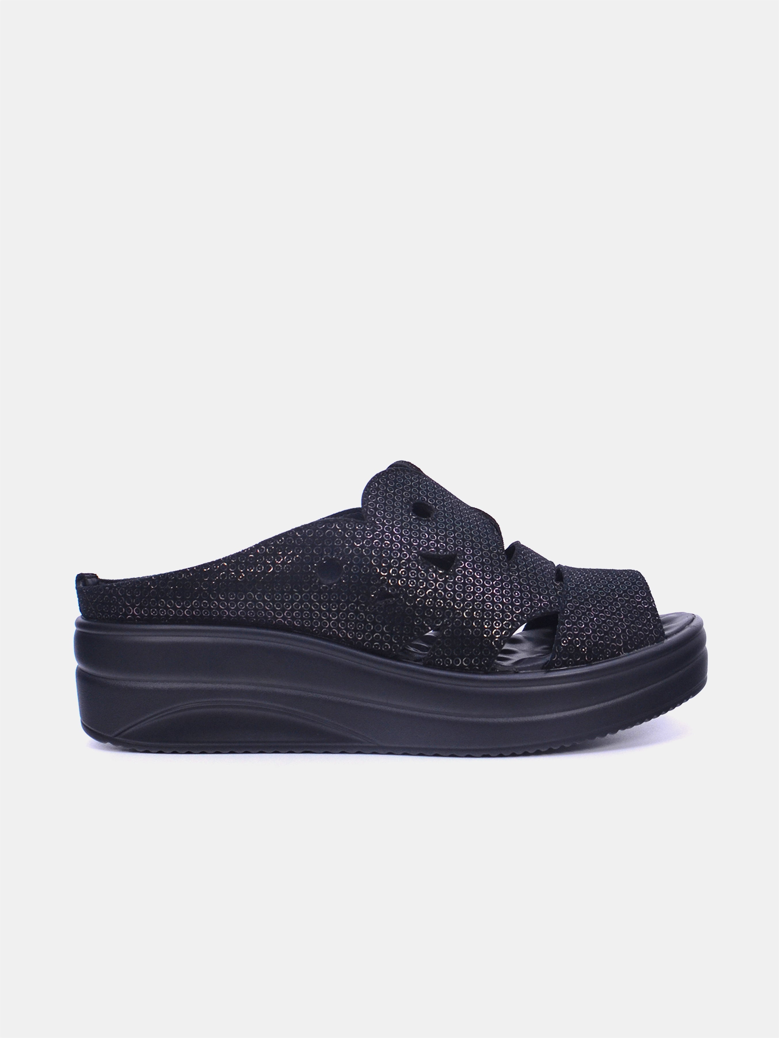 Mynaal Women's platform sandal- 2513-21 -Black