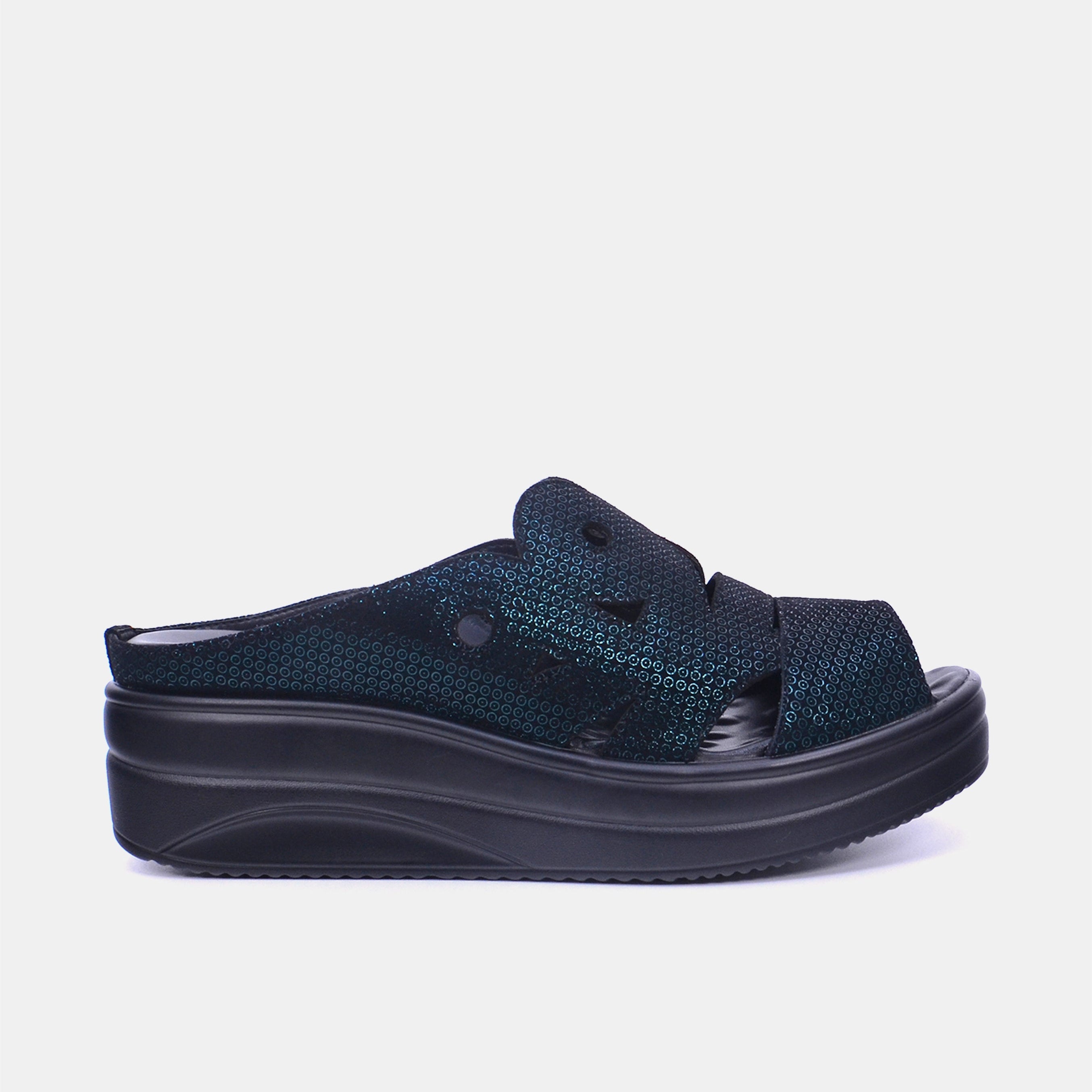 Mynaal Women's platform sandal- 2513-21 -Green