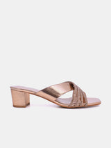 Women's mid-heel sandal with embellishment - 18F8827-216