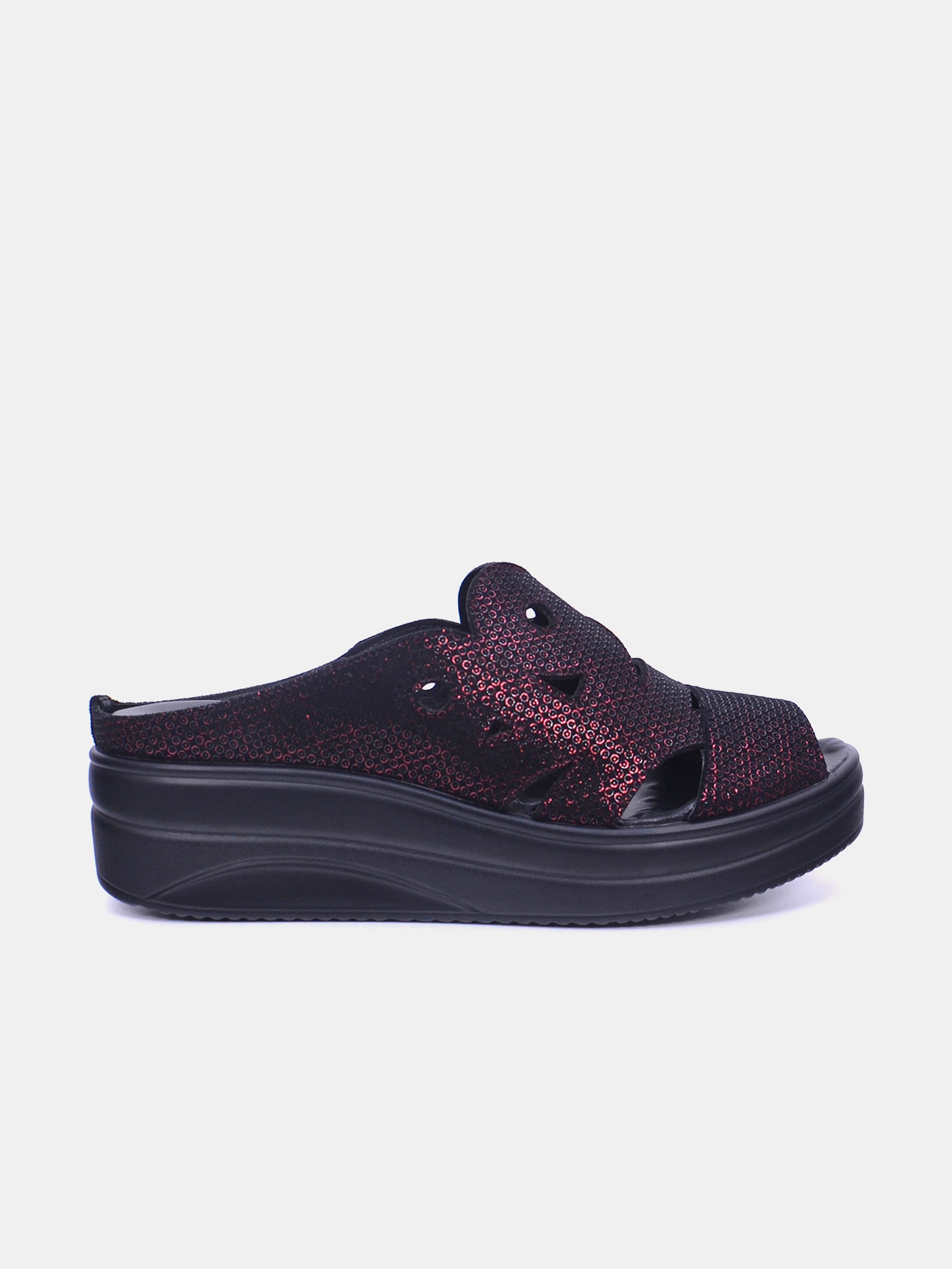 Mynaal Women's platform sandal- 2513-21 -Maroon