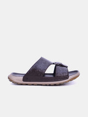 Mynaal Men's flat sandal -  23218-3  - Brown