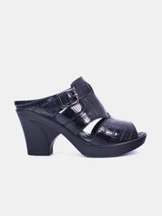 Mynaal Women's platform heel sandal- 19017-61 -Black