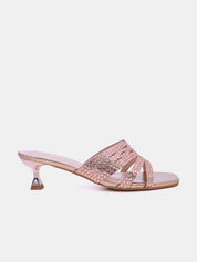 Mynaal Women's spool heel sandal-2G9183-532-Rose-Gold