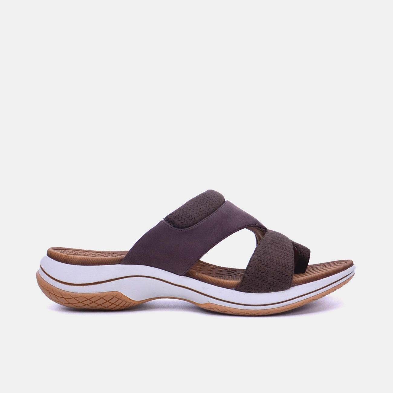 Mynaal Women's flat sandal-23ABT173-Brown