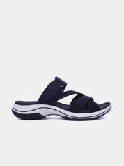 Mynaal Women's flat sandal-23ABT171-Black