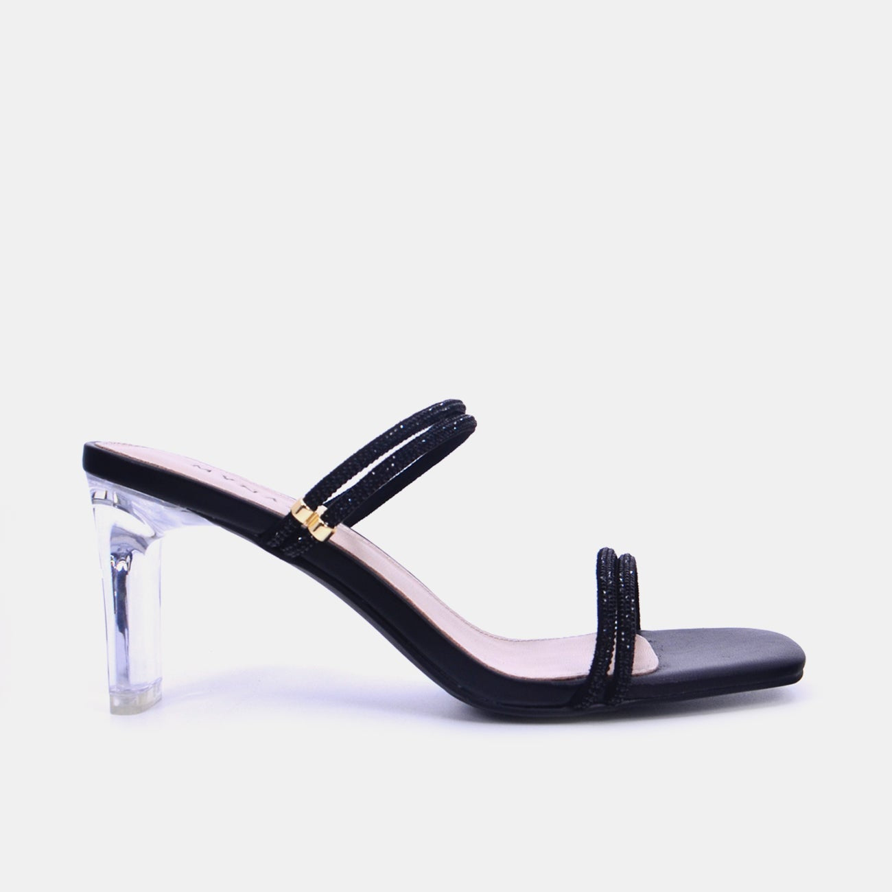 Mynaal Women's block heel sandal-F103-6-Black