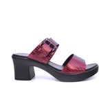 Women's block heel sandal - 414RJ691