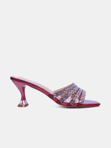Women's spool heel sandal - 15C8618-621