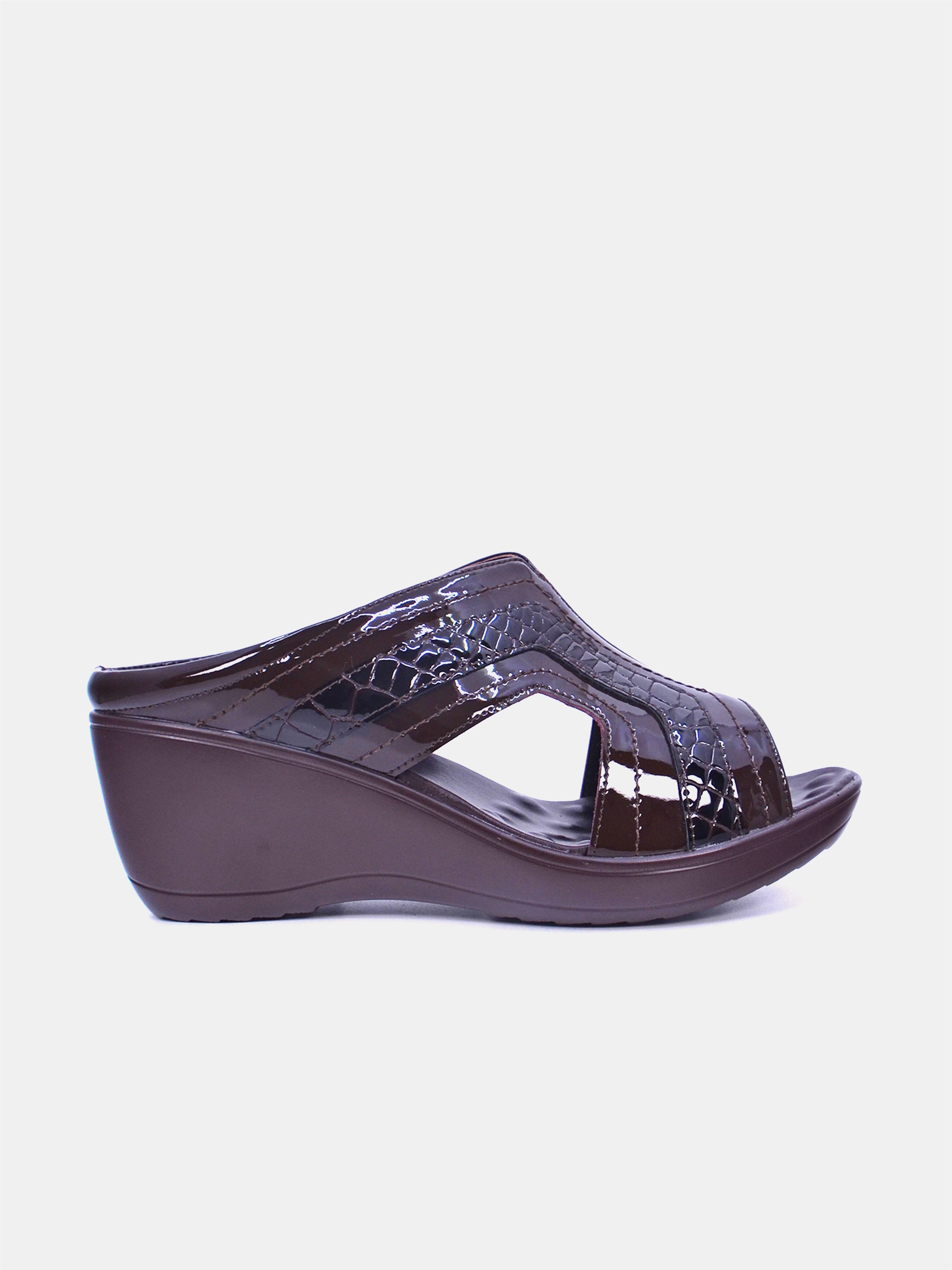 Mynaal Women's wedge heel sandal- 20926-6 -Brown