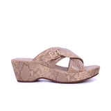 Women's wedge square pin sandal - 414ZD19S
