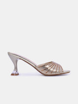 Women's spool heel sandal - 3U888-6