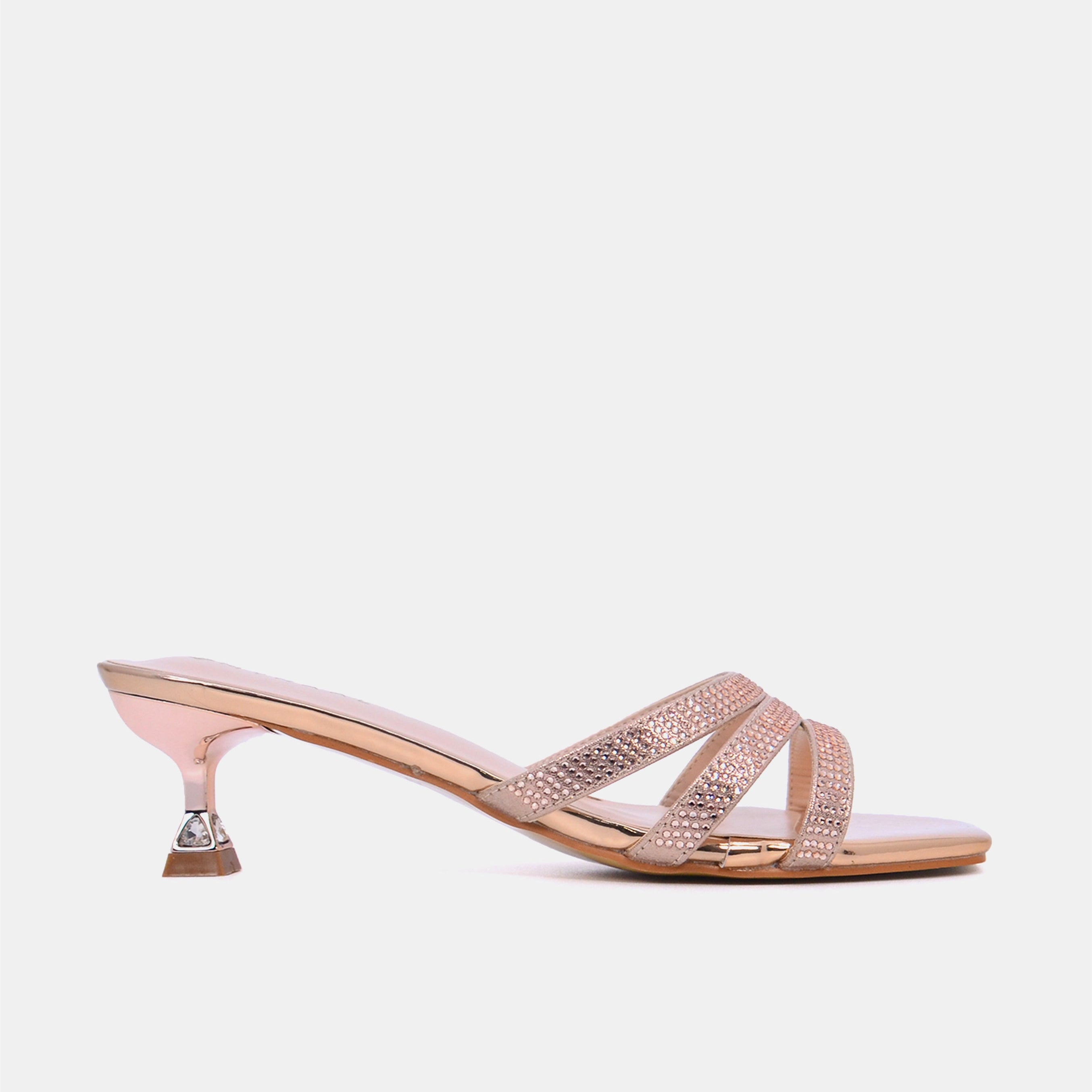 Mynaal Women's spool heel sandal-2G9183-533-Rose-Gold