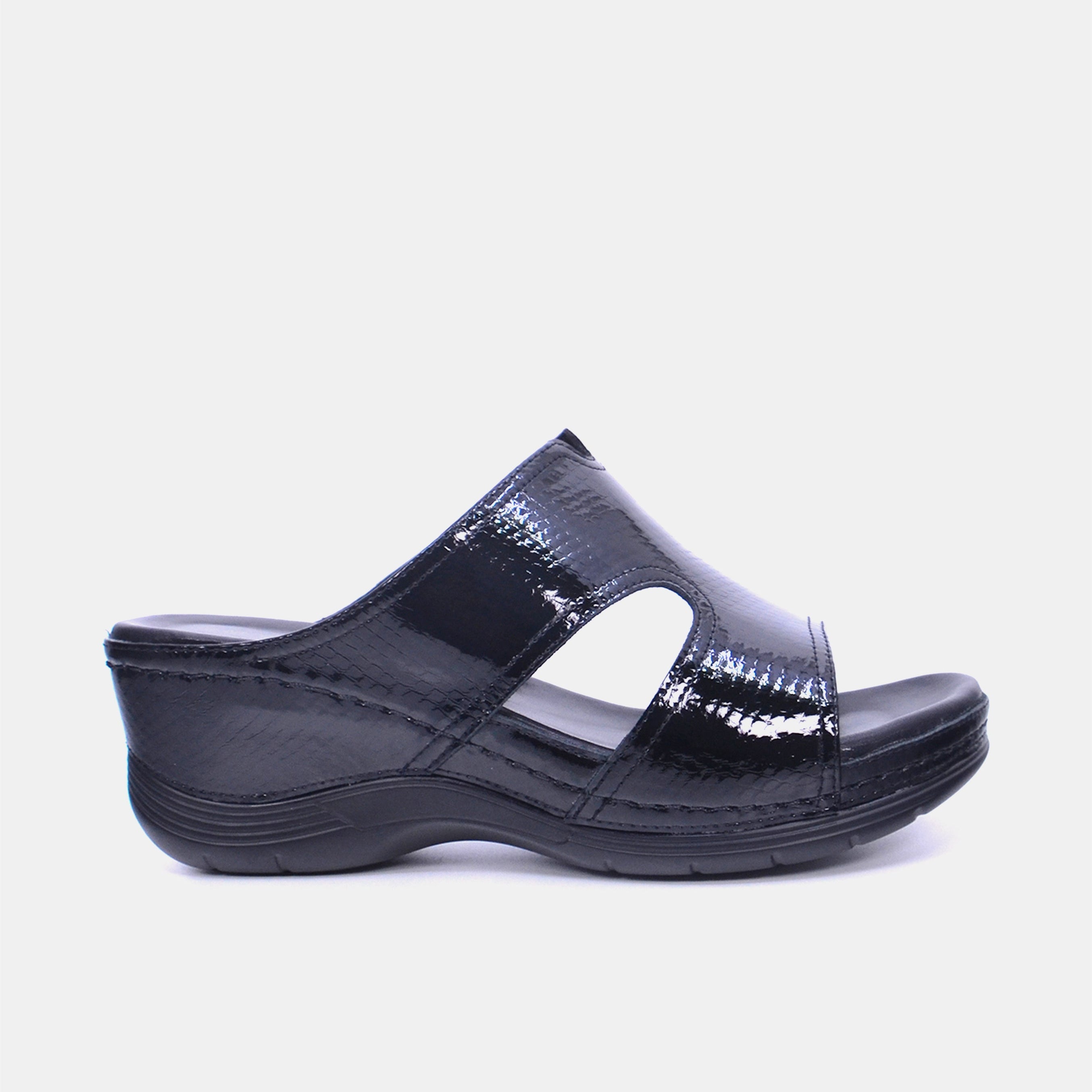 Mynaal Women's slip-on sandal- 2407-32 -Black