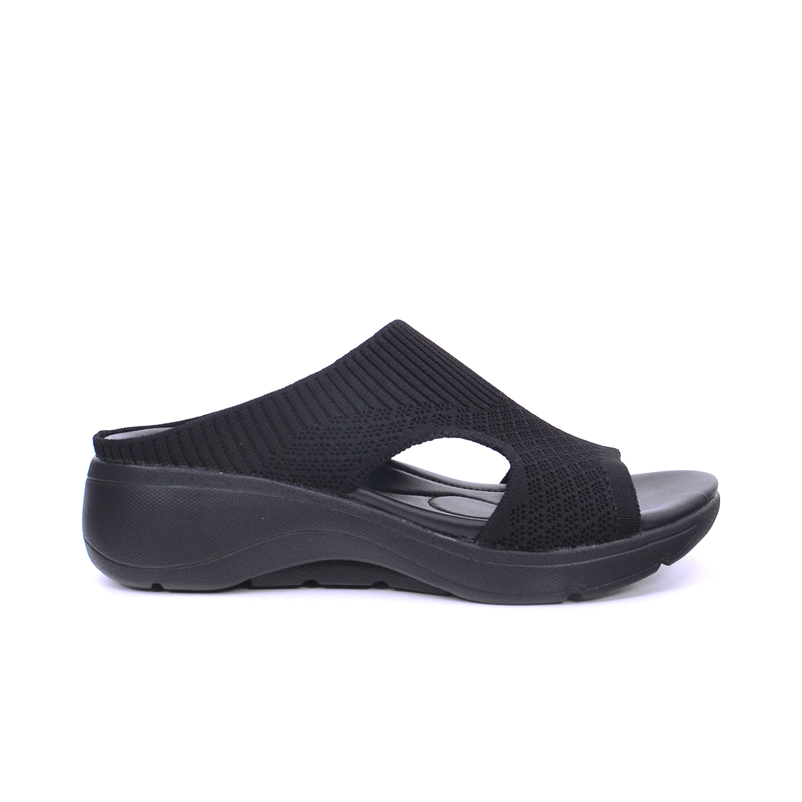 Mynaal Women's slip-on sandal-414RJ383-Black