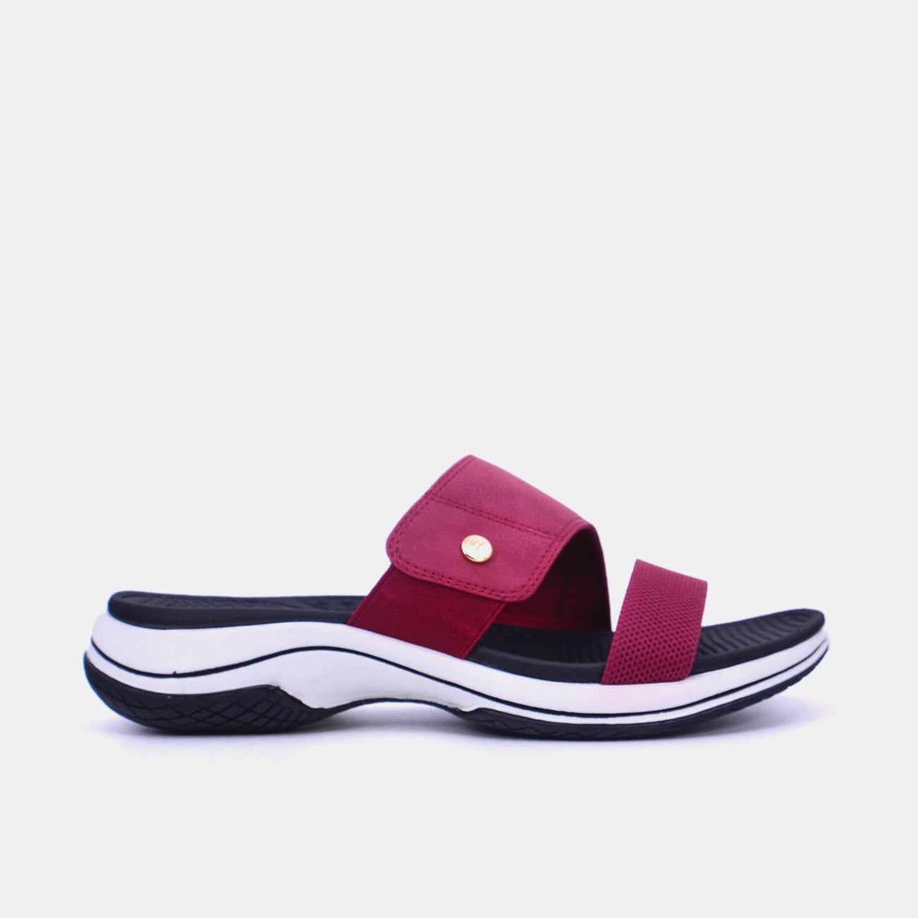 Mynaal Women's flat sandal-23ABT172-Maroon