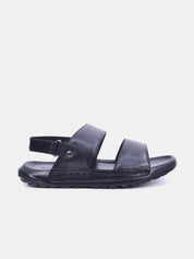 Mynaal Men's flat sandal -  88998-6  - Black